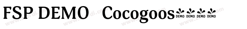 FSP DEMO   Cocogoos字体转换
